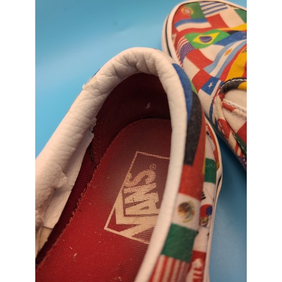 2018 World Cup Flag Vans Mens‎  Mulitcolor Size 7 Women\'s 8.5 main image 14